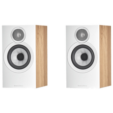 바워스앤윌킨스 하이파이 오디오 북쉘프 스피커, Oak, 607 S3