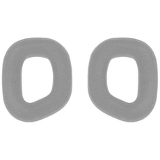 커세어 정품 HS80 호환 헤드셋 헤드폰 커버 교체 이어패드, 화이트(1쌍)