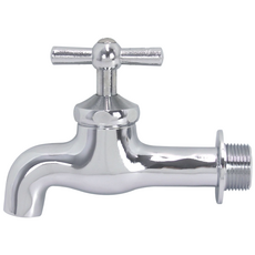 가로꼭지 20mm 수도꼭지 20A 소제씽크 수전 대형 베란다 막꼭지, 1개