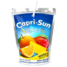 카프리썬 오렌지망고 200ml 카프리선 과일주스 어린이간식, 1개