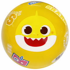 위니코니 핑크퐁 옥토넛 캐릭터 탱탱볼 장난감공 어린이공 소프트볼, 옐로우, 1개