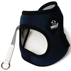 아띠지기 강아지 초경량 관절 보호 X형 에어리 하네스, 1개, 네이비