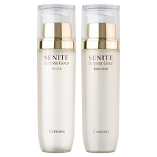 풍부한 보습과 탄력을 증진하는 코리아나 세니떼 인텐스 골드 스킨+로션, 1개