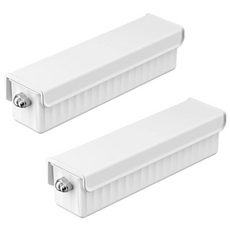 블루봄봄 속옷 양말 다용도 정리 수납함 무타공 벽걸이 홀드, 화이트, 2개