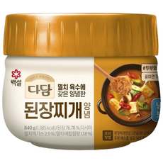 다담 된장찌개840gx1개, 840g, 1개