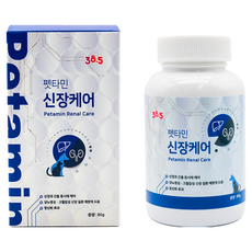 38.5 고양이 강아지 신장 요로 방광 영양제 펫타민 신장케어, 1개