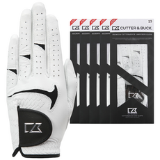 커터앤벅 공용 양피 골프장갑 5장 1세트 - CBU3AGV311, 화이트
