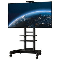 이동식 대형 TV스탠드 거치대 바퀴형 높이조절 브라켓, 1개, Premium TV Stand