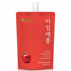 아임애플 실속형 60팩, 100ml, 60개, 사과즙 100ml, 60개, 사과즙
