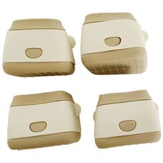 Wonine方形矽膠椅腳套, 白色, 8個