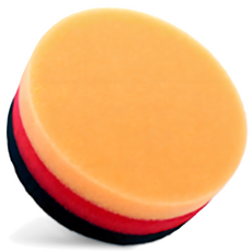 오토워시 저먼패드 3색 폴리싱 왁스 어플리케이터, 1개