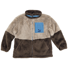 PUMA KIDS 키즈 주니어 배색 집업 후리리스 자켓 3컬러 MK A.W PRIME JP4