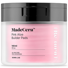 SKINRx LAB MadeCera粉紅蘆薈爽膚墊 60入, 140ml, 1罐