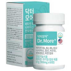 닥터모어 플러스 풍성해지는 비오틴 두피영양제 60정 판토텐산 맥주효모, 1개