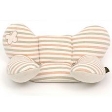 킨더팜 L-line 넥필로우 오가닉 / 신생아 아기 유아 유모차 카시트 목보호 목쿠션 목베개, 나비