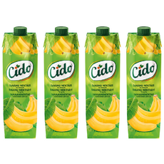 Cido 香蕉果蜜汁, 4個, 1L