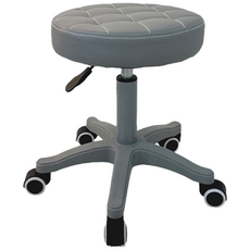 원앙산업 미용의자 병원 스툴 보조 회전, 2. 그레이, 1개