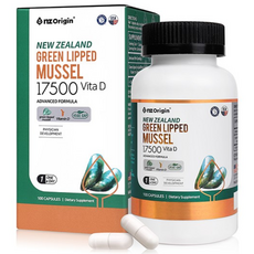 nz Origin 紐西蘭綠唇貽貝維他命D膠囊, 100顆, 1罐