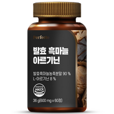 Perfecto 發酵黑蒜精胺酸錠 36g, 60顆, 1罐