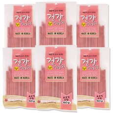 건강이야기 강아지 져키, 6개, 150g, 소고기스틱