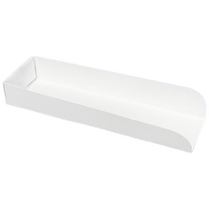 소떡소떡 종이 받침 20cm 접이식 닭꼬지트레이 화이트 소, 500개입, 1세트