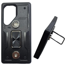 래셔널 배달대행 오토바이 자석충전거치대 핑거링 범퍼케이스, S25울트라