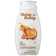 너티버티 짜먹는 100% 땅콩버터, 360g, 2개