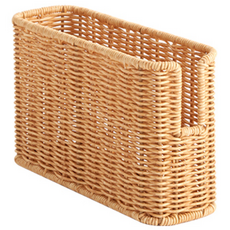 하우스레시피 PP 라탄 팬트리 바스켓, 베이지, 1개