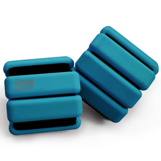 XTR 러닝 발목 손목 중량 밴드 0.5kg 2개 홈트 다이어트 착용형 아령, 500g, 딥그린