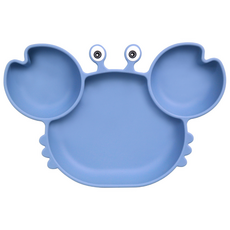 enfix 螃蟹造型食餐盤, 藍色