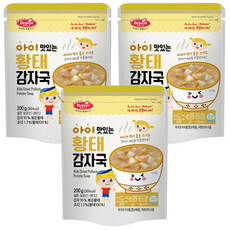 Bebest 孩童即食料理包, 明太魚馬鈴薯湯, 200g, 3包