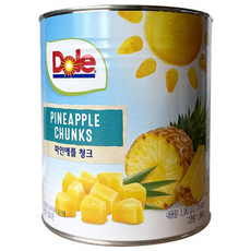 돌 파인애플 청크, 1개, 3kg
