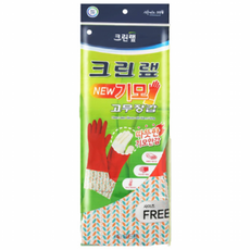 크린랩 기모 고무장갑 대, 10개, 대(L)