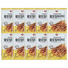 정화식품 왕오징어구이, 40g, 10개