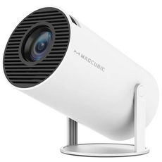 4K빔프로젝터 미니빔프로젝터 가정용빔프로젝터 캠핑용 Transpeed 야외 휴대용 홈 시네마 안드로이드 듀얼 와이파이 200 Allwinner 1280x720P, 1.hy300 - EU 플러그