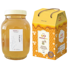 국내산 100% 자연 벌꿀 2.4kg 마미자리허니 야생화 잡화 꿀 선물 세트, 야생화꿀+매직캡 튜브 공병, 1개
