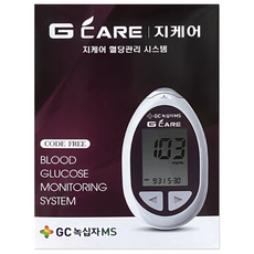 녹십자 지케어 혈당측정기 당 체크기 검사기 혈당기기, 1개