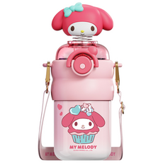 크로스 보더 산리오 텀블러 550밀리리터, 1개, 550ml, 550ml 마이멜로디