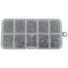 낚시바늘 링바늘 후크바늘 세트 600p 민물 바다 루어 감성돔, 1개