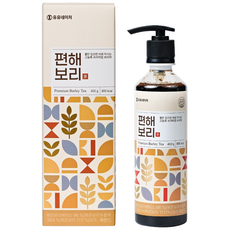 유유제약 국산 유기농 볶은보리 원액 편해보리 보리차 진액 액상 펌프형, 1개, 400g