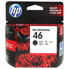 HP NO.46 정품잉크 CZ637AA, Black, 1개