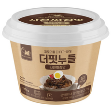 [헬스앤뷰티] 더핏누들 곤약면 4종 (사천짜장맛 우동맛 물냉면 비빔냉면), 사천짜장맛 1팩, 1개, 170g