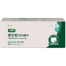 디펜드 편안한언더웨어 성인기저귀 일반, 특대형, 16개입, 4개