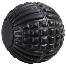 필라테스 싱글 듀얼 근막이완 마사지볼, 1개, 블랙 싱글