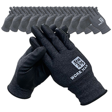 천하무적 승리 U3워크맨 장갑, 천하무적  U3워크맨-블랙 M, 10개