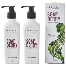 FREESIA Soap Berry染髮專用洗髮精, 2瓶, 220ml
