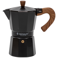 세인트갈렌 모카포트 (에스프레소) 커피메이커 블랙, 1개