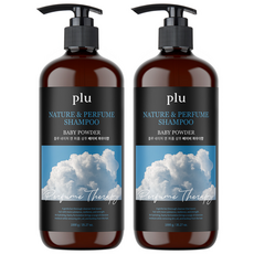 plu 自然香氛洗髮精 嬰兒爽身粉香, 1kg, 2瓶