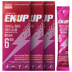 엔업 아미노워터 레드프로 3box 운동전 중 후 수분 아미노산 프로틴 건강, 10회분, 3박스