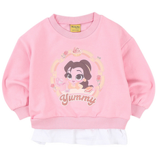 디즈니 아동용 여아 데일리룩 프린세스 레이어드 롱티